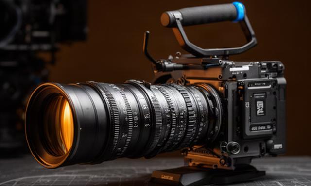 Zoom cine 24-70 millimetri con maniglia e ghiera di messa a fuoco